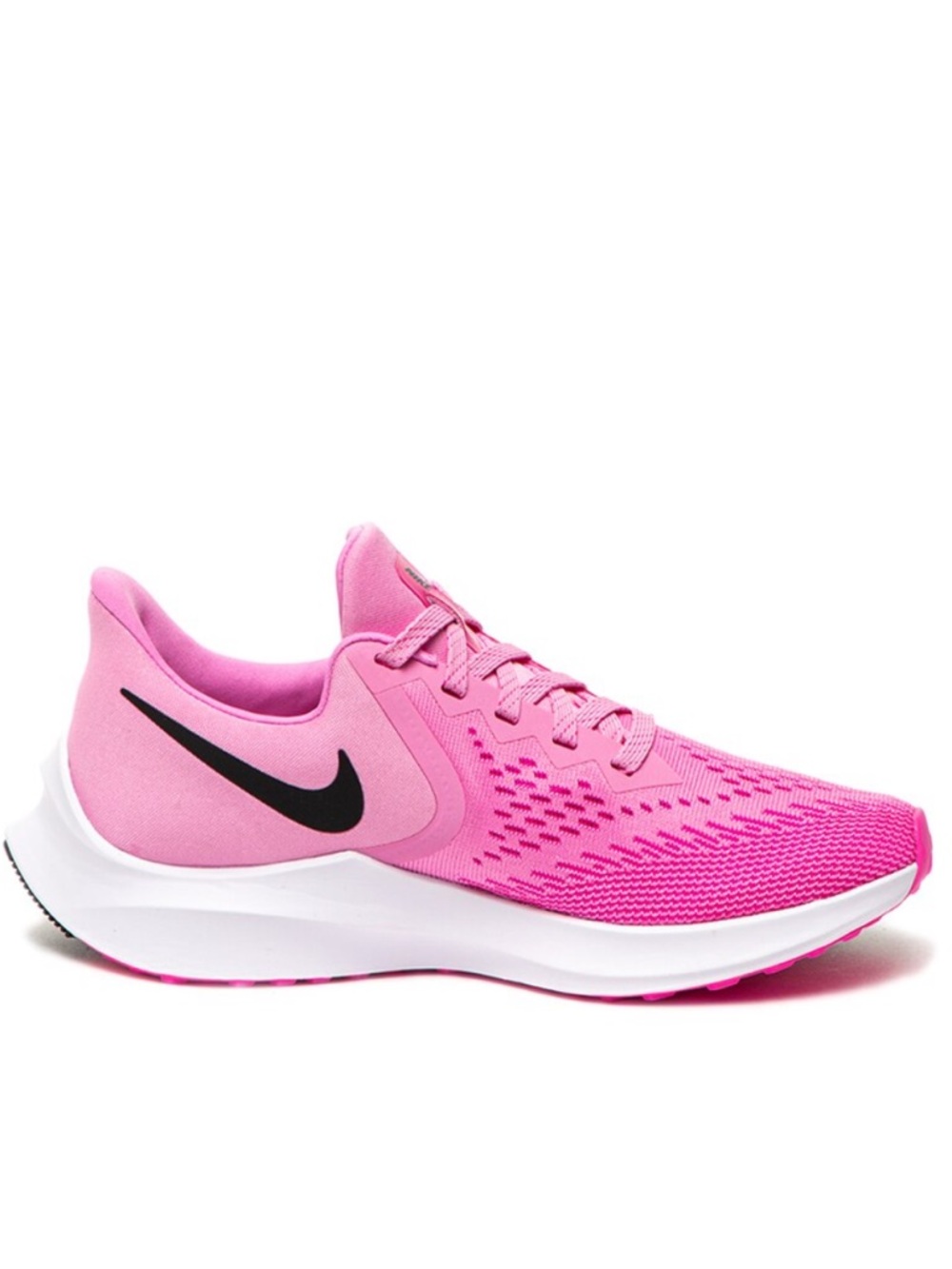 Nike Air Zoom Winflo 6 Psychic Pink Black Running Sneaker - Picture 3 of 14